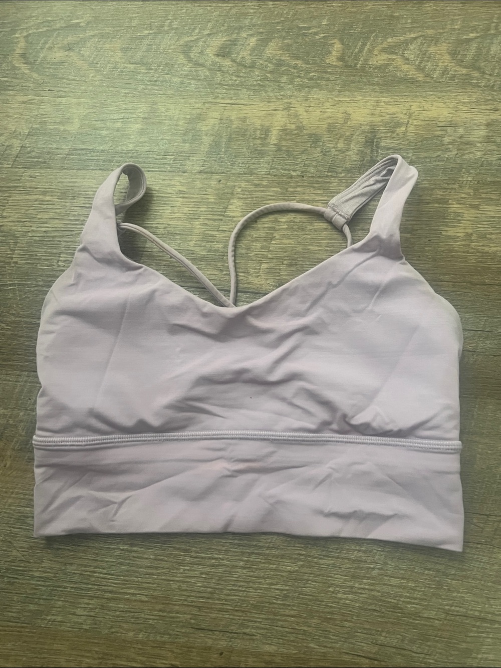 lululemon athletica Strappy Wireless Sports Bra in Light Lavender